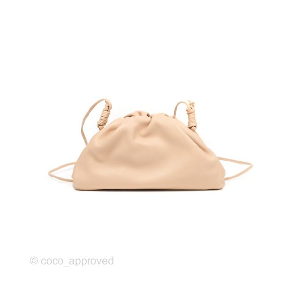 Bottega Veneta The Mini Pouch Calfskin Almond Hot on Sale