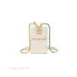 Chanel 19 Phone Holder Iridescent Ivory Mixed Hardware For Discount