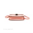 Celine Medium Classic Box Flap Light Pink Box Calfskin Silver Hardware For Cheap