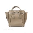 Celine Micro Luggage Bag Souris Drummed Calfskin on Sale