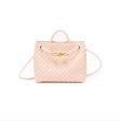 Bottega Veneta Small Andiamo Bag Lotus Intrecciato Lambskin Hot on Sale