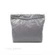 Chanel 22 Medium Grey Shiny Aged Calfskin Matte Silver Hardware Discount