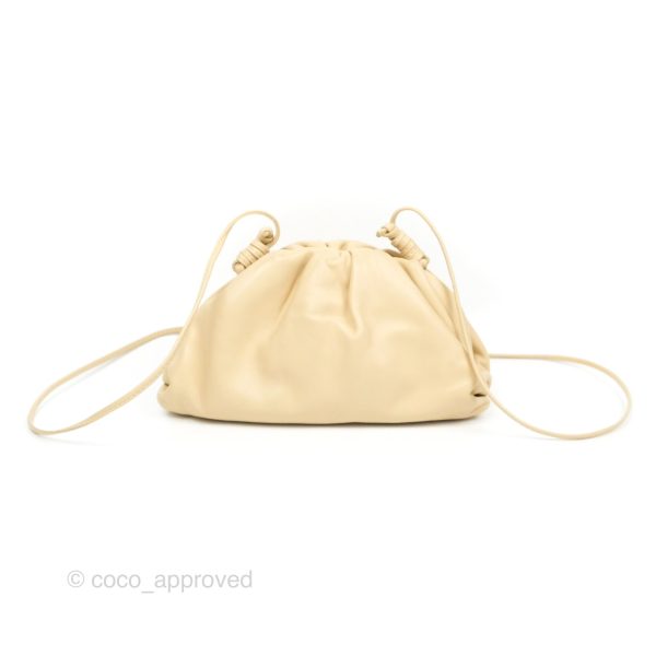 Bottega Veneta Butter Calfskin The Mini Pouch Pale Beige Sale