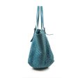 Bottega Veneta Large Cesta Tote Intrecciato Teal Online Hot Sale