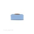 Celine Mini Triomphe Shiny Calfskin Light Blue Fashion