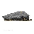 Chanel 22 Medium Backpack Quilted Black Shiny Calfskin Aged Gold Hardware Online Sale