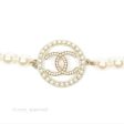 Chanel Pearl CC Bracelet Gold 17A Online Sale