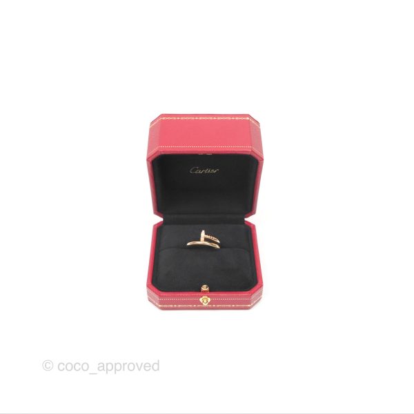 Cartier Juste Un Clou Ring Rose Gold Diamonds Size 57 Online