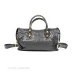 Balenciaga Classic Small City Bag Dark Grey Aged Calfskin Gold Hardware Cheap