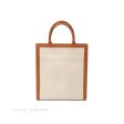 Celine Small Vertical Cabas Tote With Celine Print Natural Tan For Sale