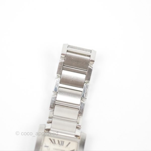 Cartier Steel Tank Francaise Watch Small Model Hot on Sale