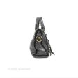 Balenciaga Classic Small City Bag Dark Grey Aged Calfskin Gold Hardware Cheap