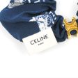 Celine Scrunchy in Silk Blue Hot on Sale