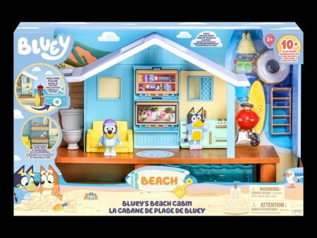 BLUEY BEACH S9 BLUEY S BEACH CABIN PLAYSET on Sale