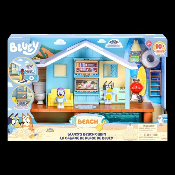 BLUEY BEACH S9 BLUEY S BEACH CABIN PLAYSET on Sale