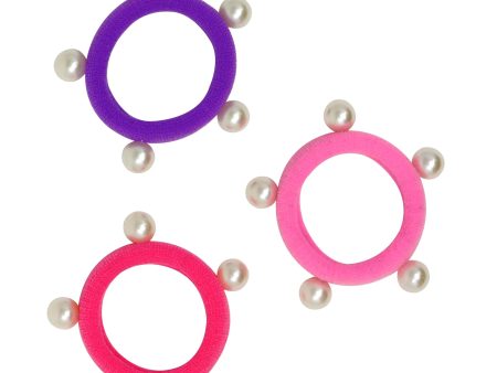 PINK POPPY  PEARL HAIR ELASTICS Online Hot Sale