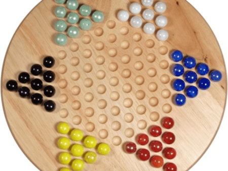 CHINESE CHECKERS WOOD MARBLE Discount