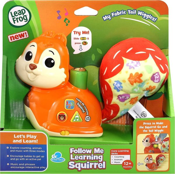 LEAP FROG FOLLOW ME LEARNING SQUIRREL Hot on Sale