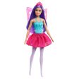 FWK85 BARBIE DREAMTOPIA FAIRY DOLL PURPLE For Cheap