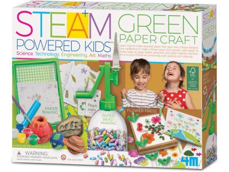 4M STEM POWERED KIDS GREEN PAPER CRAFT For Cheap