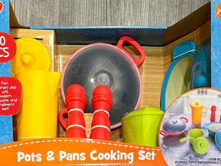 PLAYGO TOYS ENT. LTD. POTS & PANS COOKING SET Online