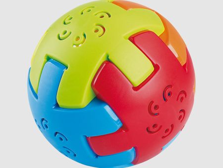 PLAYGO TOYS ENT. LTD. BIO-BASED PATCHWORK RATTLE BALL on Sale