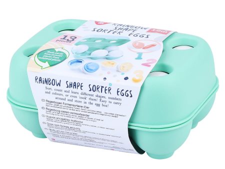 PLAYGO TOYS ENT. LTD. RAINBOW SHAPE SORTER EGGS Online now