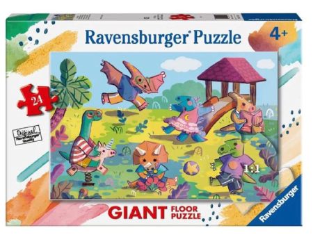 RAVENSBURGER DINOSAURS AT PLAYGROUND SUPERSIZE 24PC For Discount