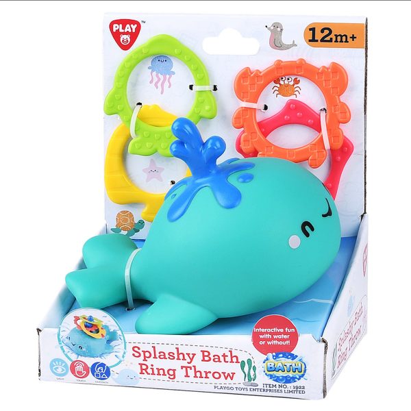 PLAYGO TOYS ENT. LTD. SPLASHY BATH RING THROW on Sale