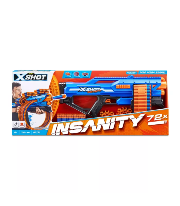 ZURU XSHOT INSANITY MEGA BARREL Online Hot Sale