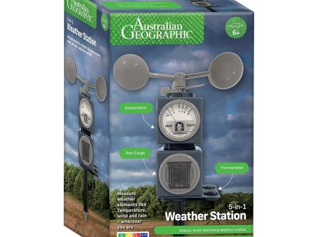 AUSTRALIAN GEOGRAPHIC 5 IN 1 WEATHER STATION Online Hot Sale