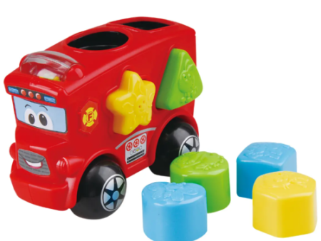 PLAYGO TOYS ENT. LTD. FIRE ENGINE SHAPE SORTER For Cheap