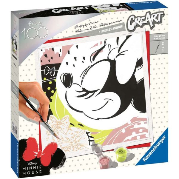 RAVENSBURGER DISNEY 100 TIMELESS MINNIE  2 IN 1 CREART For Cheap