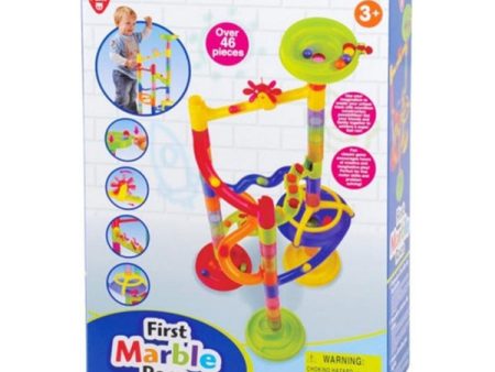 PLAYGO TOYS ENT. LTD. FIRST MARBLE RACE +46PCS Online now