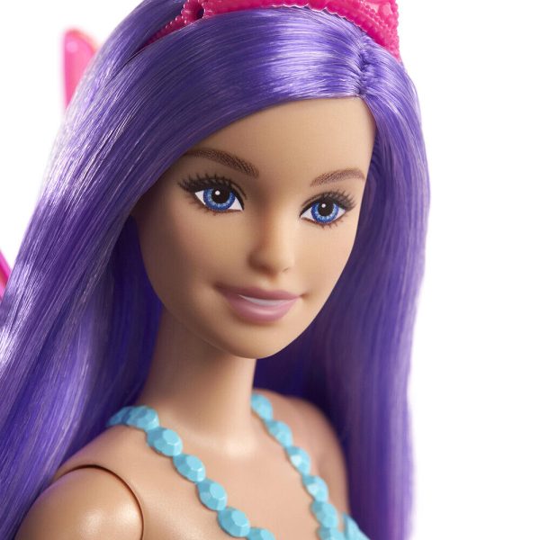 FWK85 BARBIE DREAMTOPIA FAIRY DOLL PURPLE For Cheap