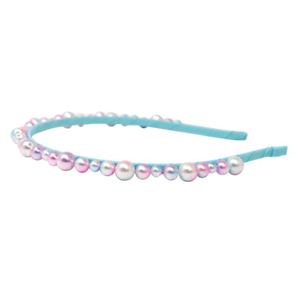 PINK POPPY SHIMMERING MERMAID PEARL HEADBAND Cheap