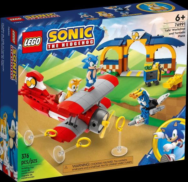 76991 LEGO SONIC THE HEDGEHOG TAILS WORKSHOP AND TORNADO PLANE For Discount