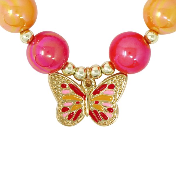 PINK POPPY VIBRANT BUTTERFLY BRACELET Online Sale