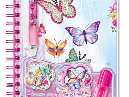 T66413 CREATIVE JOURNAL SET BUTTERFLY Online Sale