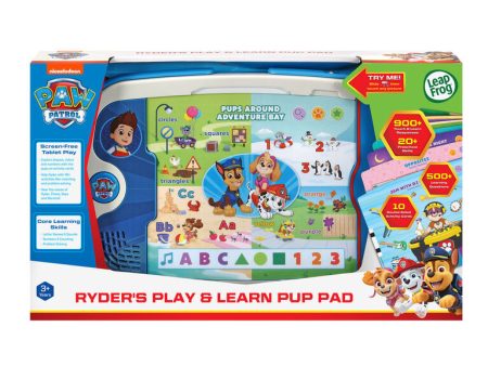 LEAP FROG PAW PATROL RYDER S PLAY & LEARN PUP PAD Online now