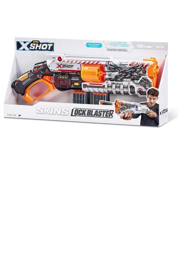 ZURU X SHOT SKINS LOCK BLASTER For Cheap