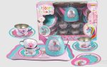 T64703 15PC TIN TEA SET UNICORN For Cheap