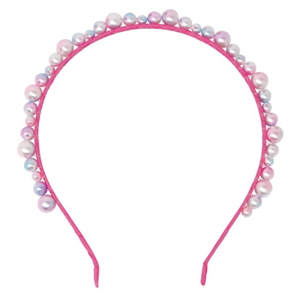 PINK POPPY SHIMMERING MERMAID PEARL HEADBAND Cheap