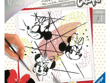 RAVENSBURGER DISNEY 100 MINNIE STYLE 2 IN 1 CREART Supply