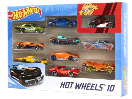 HOT WHEELS BASIC 10 CAR PACK ASST Cheap