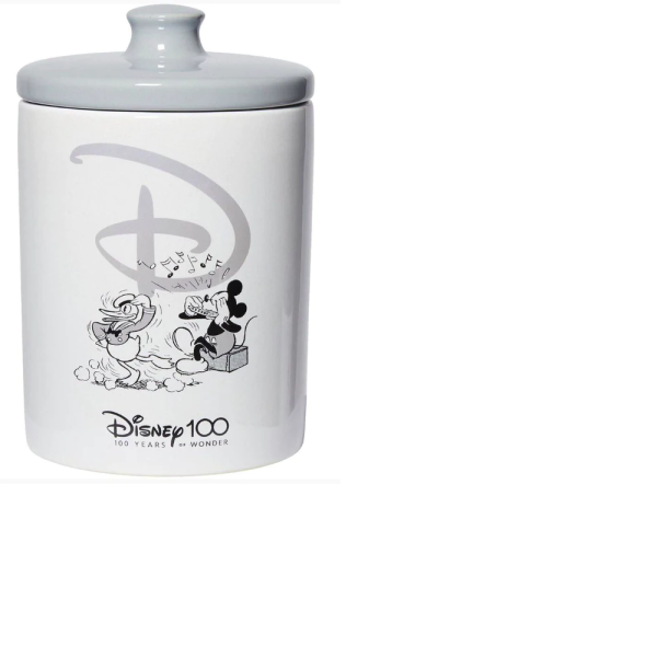 DISNEY D100 Logo Mickey & Donald Medium Canister Supply