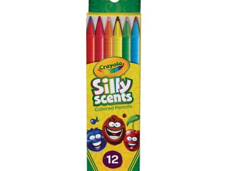 CRAYOLA 12 SILLY SCENTS TWISTABLES COLORED PENCILS Fashion