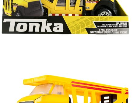 TONKA STEEL CLASSIC CAR TRANSPORT Hot on Sale