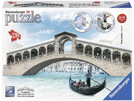 RAVENSBURGER Venices Rialto Bridge 3D Puzzle 216pc Cheap