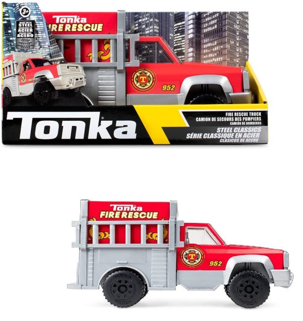 TONKA STEEL CLASSICS RESCUE TRUCK Cheap